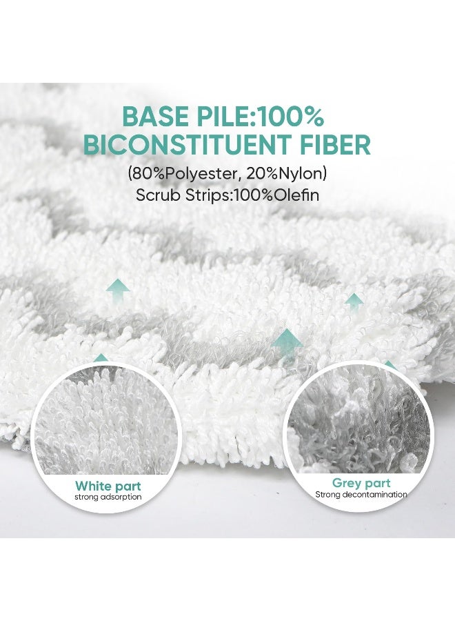 LBLVBNEWD 4 Pack 1940 Steam Mop Pads for Bissell PowerFresh Steam Mop 1806 1544 1440 2075A 2685A Series, Model 19402 19404 19408 1940a 1940q 1940t B0006 B0017 Replacement Parts, Microfiber Washable, Reusable - Image 4